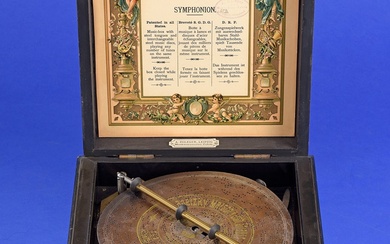 Symphonion (Brevete Patent) Plattenspieluhr