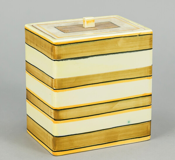 Tea caddy Art Deco, Karlsruhe, 1920-30s, with lid...