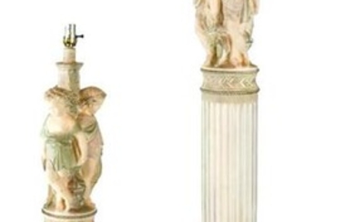 Two Column-Form Floor Lamps