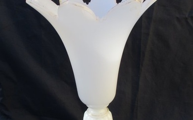 Vase - Soapy Opaline Restoration Period circa 1825