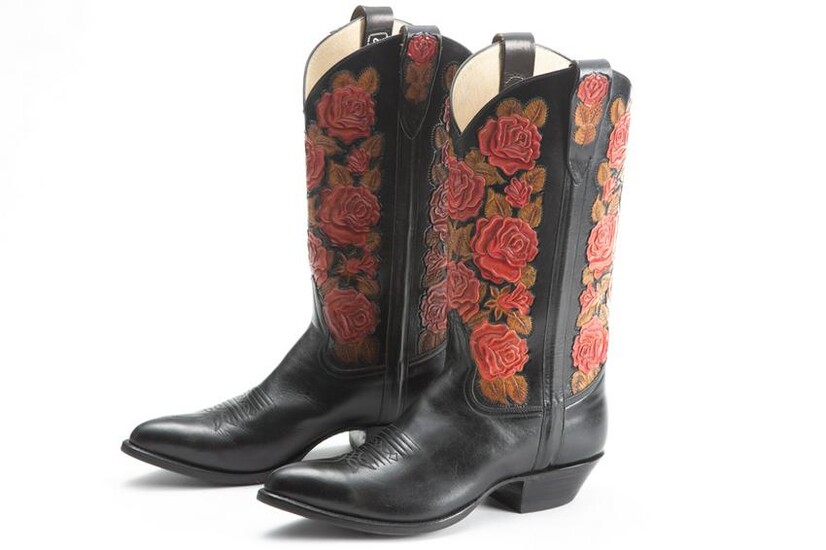 Very desirable, like new pair of hand crafted Boots by