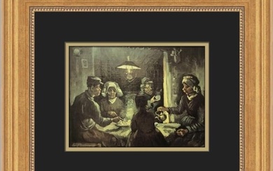 Vincent Van Gogh The Potato Eaters Custom Framed Print