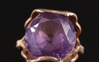 Vintage 10K Color Change Sapphire Ring