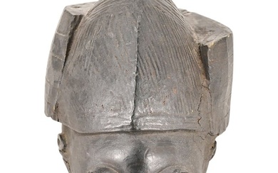 Vintage Nigerian Yoruba Carved Wood Gelede Mask