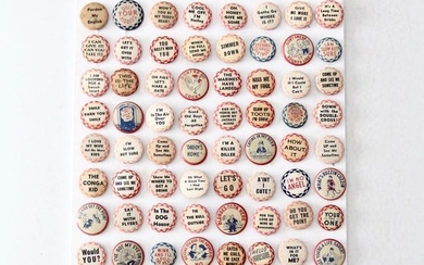 Vintage Pinback Button Collection
