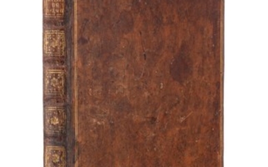 WOOD Les Ruines de Palmyre, autrement dite Tedmor, au désert. Londres, A. Millar, 1753. In-folio relié plein veau léopardé, roulette do