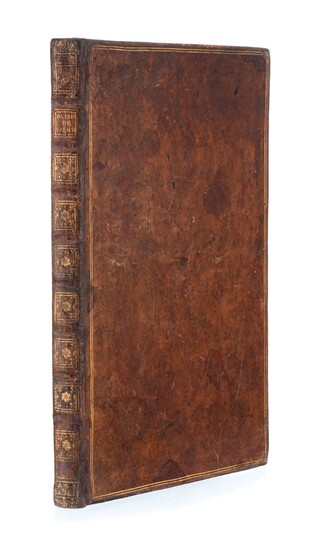 WOOD Les Ruines de Palmyre, autrement dite Tedmor, au désert. Londres, A. Millar, 1753. In-folio relié plein veau léopardé, roulette do
