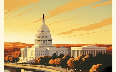 Washington D.C. Travel Poster