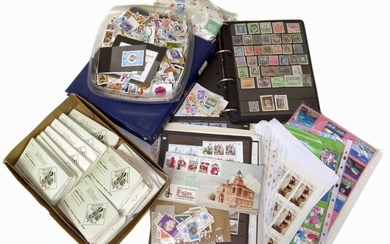 Worldwide stamp collection in stock book