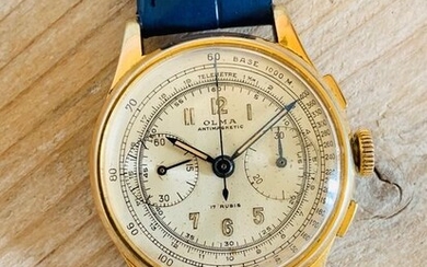 chronographe Olma - Jumbo Chronograph - "NO RESERVE PRICE" - Men - 1950-1959