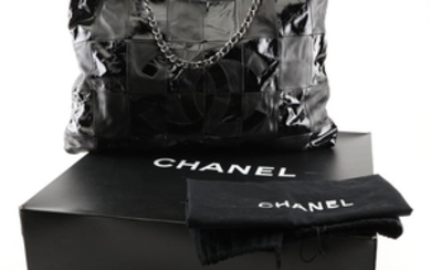 Chanel Black Leather Large Tote Bag