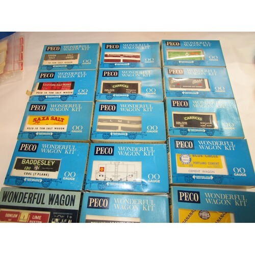 15 Peco wonderful wagon kits including a tanker wagon which ...