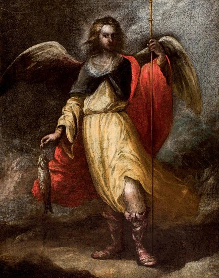 17th c. Spanish School. Raphael (archangel)