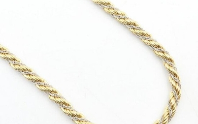 18K Gold Rope Necklace