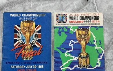 1966 World Cup Final Programmes: Excellent condition origina...