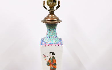 19TH/ EARLY 20TH C. CHINESE TABLE LAMP.