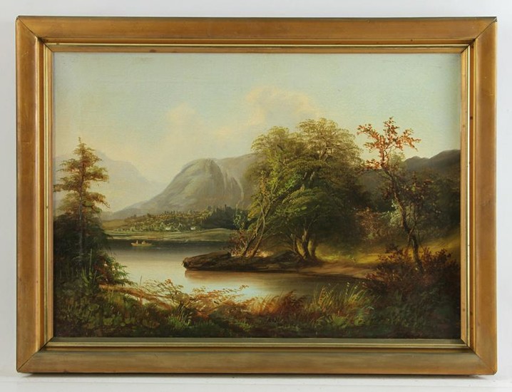 19thC Hudson River School Landscape