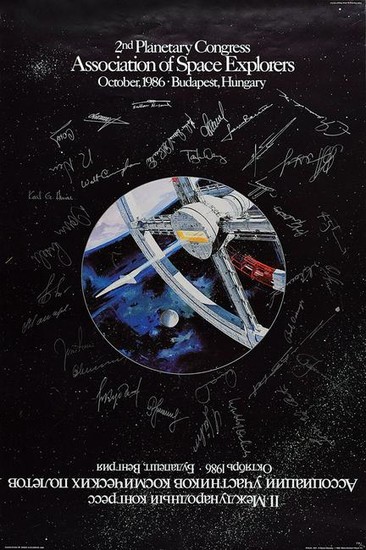 2nd Planetary Congress Multi-Signed Poster