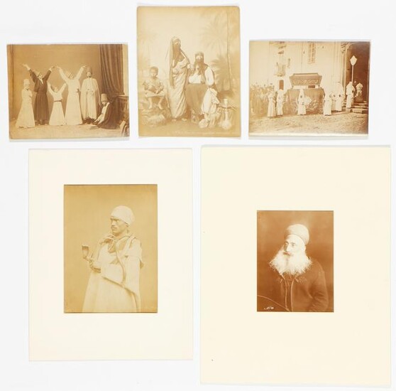 5 Antique Albumen Photographs