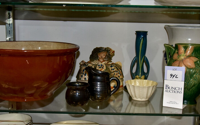 (9) Porcelain and Pottery Pieces