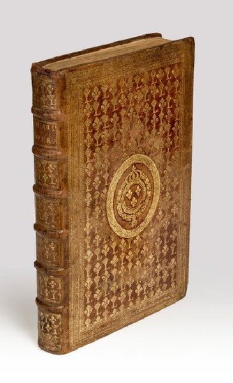French Binding with coat of arms of Royal family.
