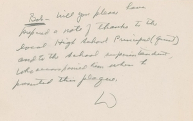 Dwight D. Eisenhower Autograph Letter Signed