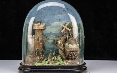 A 19th century French musical rocking ship automaton