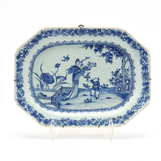 A Chinese Blue and White Serving Platter