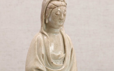 A Chinese porcelain guanyin
