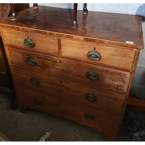 A Georgian Mahogany neat Chest of Drawers.