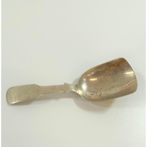 A Georgian Sterling Silver Caddy Spoon. Birmingham 1794.