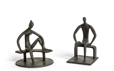 Â§ Grizel Niven (British 1906-2007) Two Seated Figures
