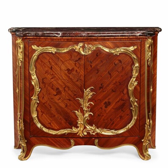 A Louis XV style side cabinet, L. Cueunieres