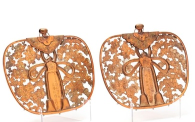 A Pair of Japanese Copper Kemans