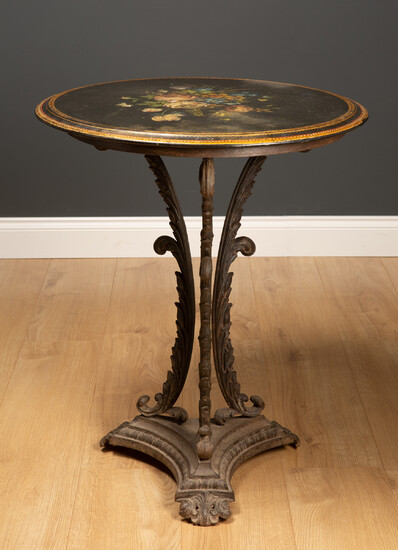 A Victorian circular occasional table