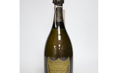 A boxed bottle of Moët et Chandon Dom Perignon 1985 champagn...