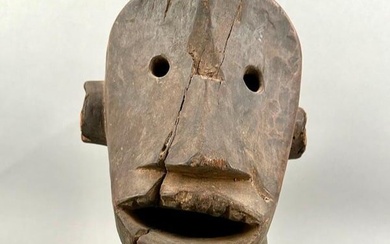 African Carved Wood Makonde Mask