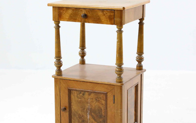 An Art Nouveau bedside table, early 20th century.