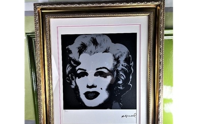 Andy Warhol-(1928-1987) "Marilyn" Numbered Lithograph, #86/...