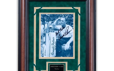 Arnold Palmer Signed and Inscribed "Best Wishes" Photograph