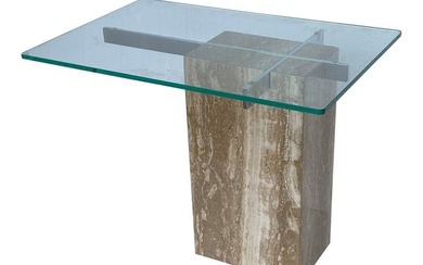 Artedi - Marble & Chrome Side Table