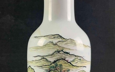Asian Style Painted Vase