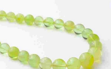 Caribbean Green Amber Necklace