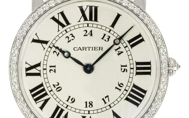 Cartier Ronde Louis Diamond Bezel