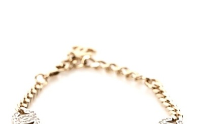 Chanel Crystal CC Chain Bracelet