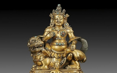 Chinese Ming Dynasty Tibetan Bronze Buddha
