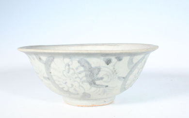 Chinese bowl with lotus flowers.