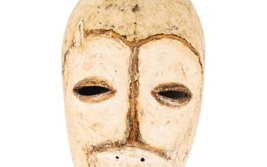 Congolese Lega Style Carved Wood Mask