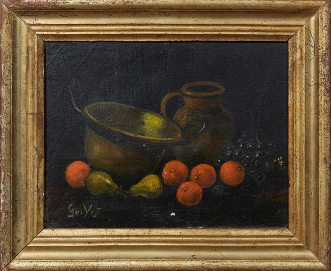 Continental School, "Still Life of Fruit and Jars,"