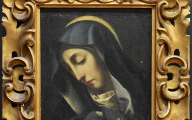 DIPINTO-‘Madonna’ olio su tela fine 700 cm....